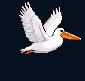 The redrawn seven-frame Pelican flight animation